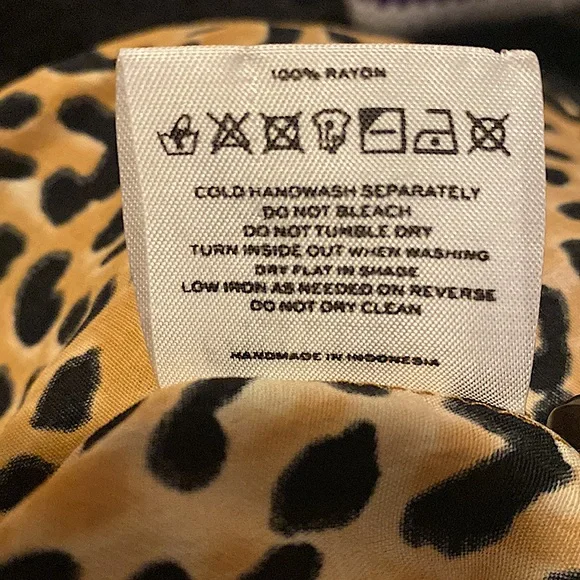 Faithful the Brand Valois Leopard Print Midi Skirt Size 8 - Picture 10 of 10